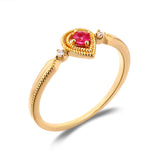 Small Hollow Drop Shaped Ring – Thoughtful Gifts — 3