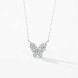 Butterfly Shiny Diamond-encrusted Necklace – Jewelry Gift Ideas — 6