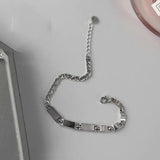 Geometric Square Plate Stitching Irregular – Jewelry Gift Ideas — 2