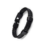Leather Braided Bracelet Alloy Buckle – Jewelry Gift Ideas — 2