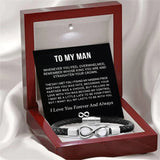 8-word Stainless Steel Black Handmade Leather – Jewelry Gift Ideas — 7