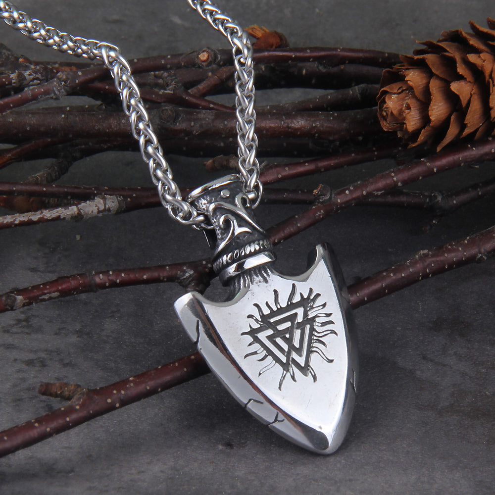 Triangle Rune Stainless Steel Pendant European – Jewelry Gift Ideas — 1