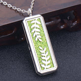 Square Essential Oil Necklace Openable Silver – Jewelry Gift Ideas — 19