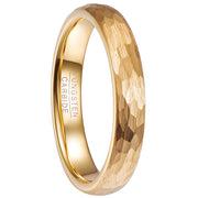 Wide Rose Gold Carved Men Ring – Gifts for Him — 3