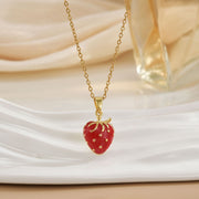 Women's Fashion Trendy Strawberry Cute Necklace – Jewelry Gift Ideas — 6