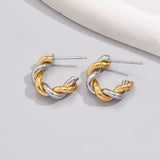 E04 New Classic Mini Twist Fashionable Earrings – Practical Gifts — 4