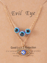 Demon Eye Pendant Necklace Female Alloy Blue Eyes – Jewelry Gift Ideas — 3