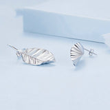 Women's S925 Silver Leaf Earrings – Gifts for Her — 4
