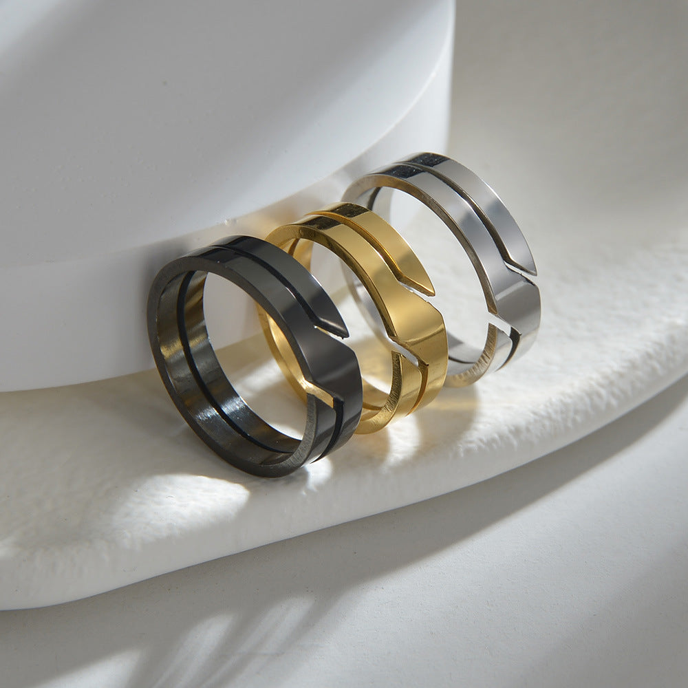 Stainless Steel Hollow Vacuum Electroplating – Gifts for Couples — 1