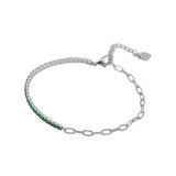 Silver Bracelet Wholesale Over Inlaid Zircon – Jewelry Gift Ideas — 5