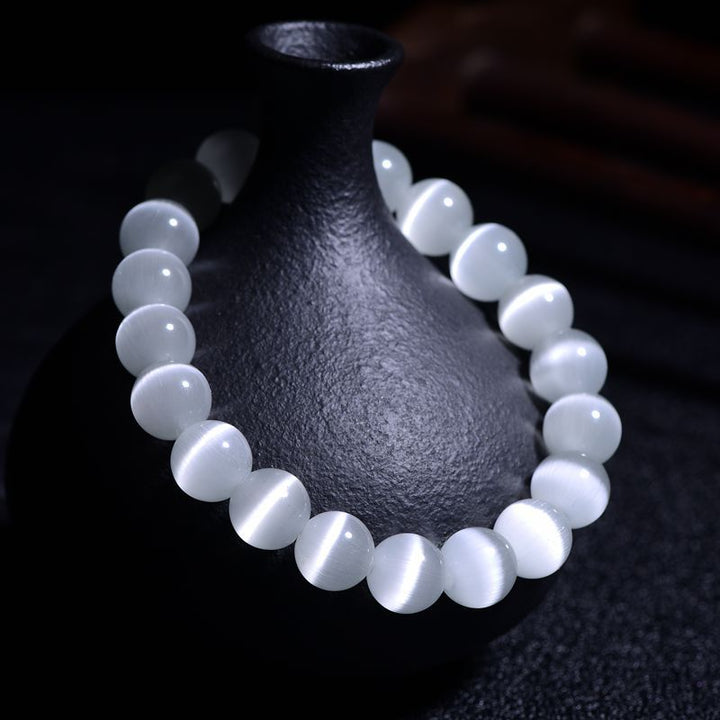 Simple Jewelry White Opal Bracelet – Jewelry Gift Ideas — 1