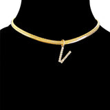 Ins Zircon Necklace Simple Snake Bone Chain Hip – Jewelry Gift Ideas — 11