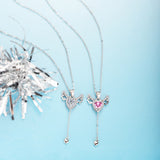 Female Romantic Angel Moves Wings Pendant – Jewelry Gift Ideas — 2