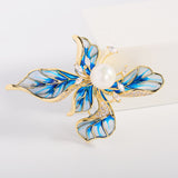 Five-petal Flower Vintage Corsage Pin Brooch – Jewelry Gift Ideas — 7