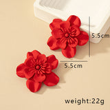 Vintage Flower Earrings For Women Niche Design Spray – Gifts for Her — 17