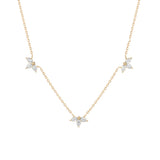 Sterling Silver Triangle Zircon Necklace – Jewelry Gift Ideas — 2