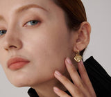 Fashion Women's Titanium Steel Heart Diamond Earrings – Stylish Gifts — 5