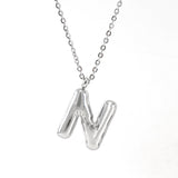 Fashion Letter Necklace Female Stainless Steel – Jewelry Gift Ideas — 9