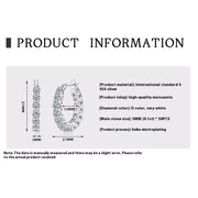 Full Diamond Moissanite Light Luxury Earrings Sterling – Stylish Gifts — 8