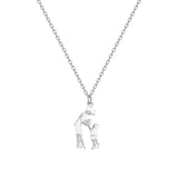 Stainless Steel Mother And Children Necklace Love – Jewelry Gift Ideas — 8
