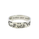 Fashion Mushroom Pattern Dandelion Butterfly Ring – Stylish Gifts — 6