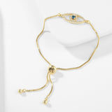 Women's Copper Set Zirconia Pull Eye Bracelet – Jewelry Gift Ideas — 4