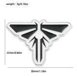 Golden M Badge Oil Drip Brooch – Jewelry Gift Ideas — 7