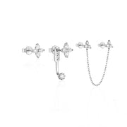 925 Sterling Silver Butterfly Star Devil's Eye Set – Everyday Gifts — 18