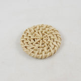 Vintage Straw Rattan Earrings Geometric Ring – Practical Gifts — 12