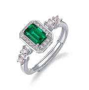 S925 Silver Emerald Personality Fashion Ladies – Jewelry Gift Ideas — 7