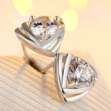 Women's Triangle Silver Plated Earring Jewelry – Jewelry Gift Ideas — 4