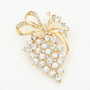 Women's Diamond Grape Brooch – Jewelry Gift Ideas — 11