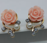 Elegant Rose Sparkling Diamond Pearl Branch – Small Gift Ideas — 5