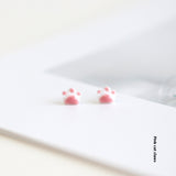 Handmade Ceramic Ear Studs Cute Cat Claw Earrings – Cat Lover Gifts — 13