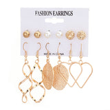 Metal Exaggerated Big Circle Earrings Set – Stylish Gifts — 13