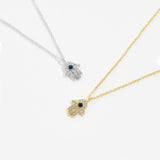 S925 Silver Devil's Eye Zircon Necklace – Jewelry Gift Ideas — 7