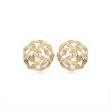14K Gold Plated Ladies Earrings Light Luxury – Holiday Gift Ideas — 2