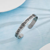 Muslim Allah Shahada Cuff Bracelet Engraved – Jewelry Gift Ideas — 2