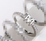 26 English Alphabet Zircon Ring Letters – Stylish Gifts — 3
