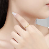 Women's 925 Sterling Silver 18K Gold Plated Ring – Gifts for Her — 1