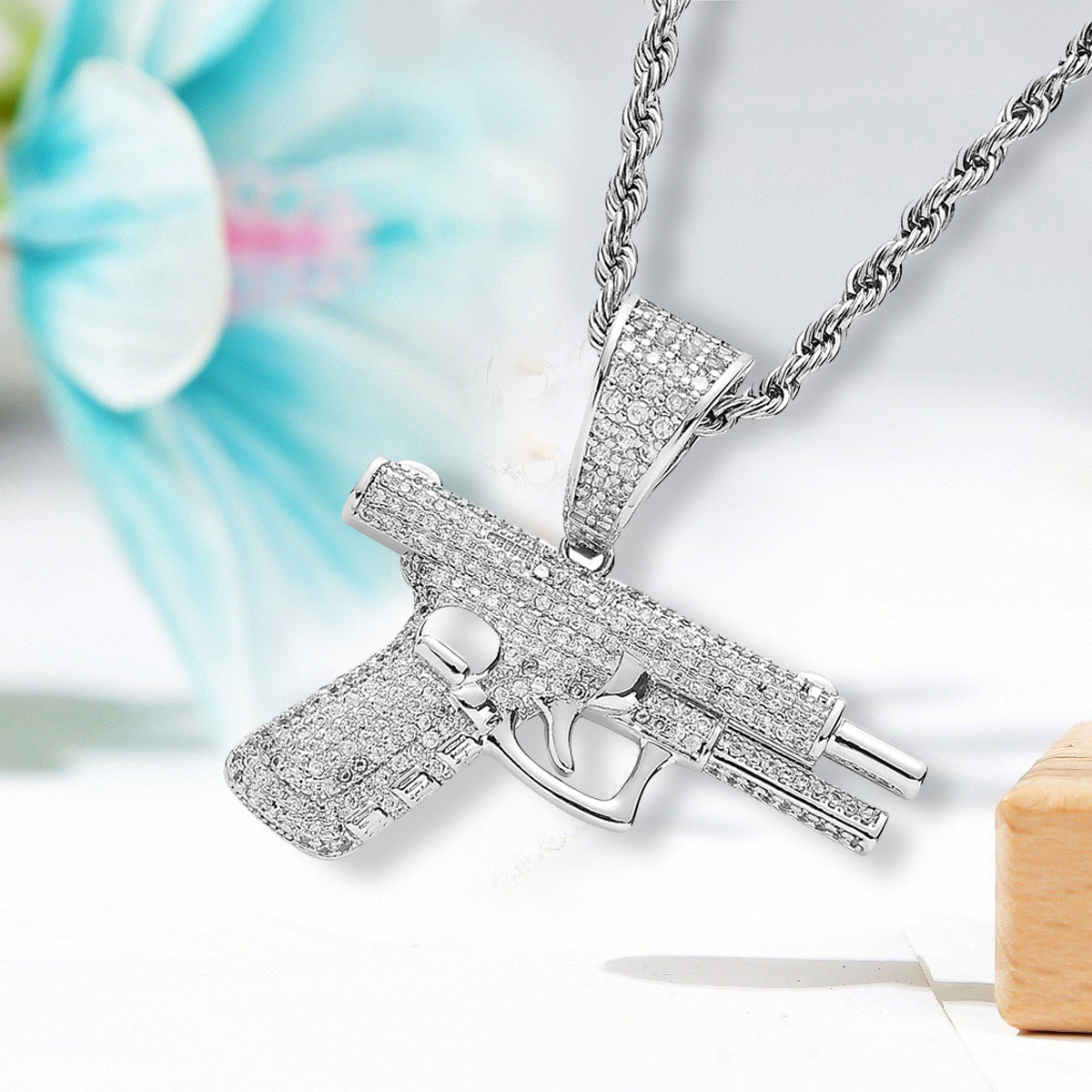 Necklaces Hip-hop Necklaces Creative Diamond Inlay – Gift Ideas — 1