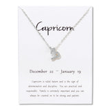 Twelve Constellation Necklace Pendant Female – Jewelry Gift Ideas — 16