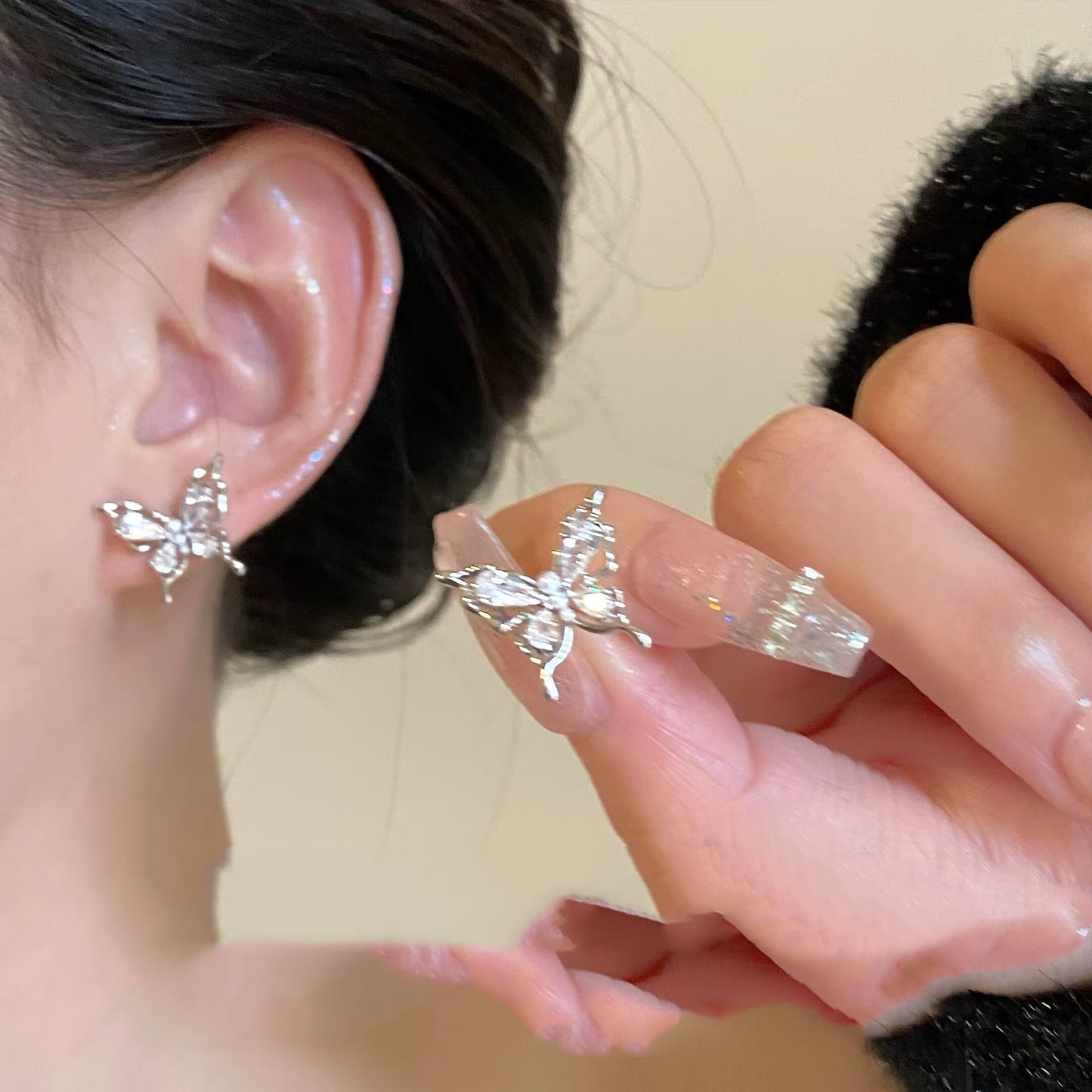 Super Butterfly Pearl Earrings – Special Occasion Gifts — 1