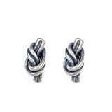 Retro 925 Sterling Silver Knotted Earrings – Unique Gift Ideas — 2