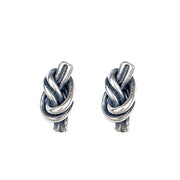 Retro 925 Sterling Silver Knotted Earrings – Unique Gift Ideas — 2