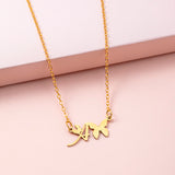 Stainless Steel Gold Silver Butterfly Letter – Jewelry Gift Ideas — 3