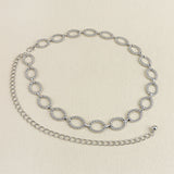 Waist Chain Women Senior Sense Circle Wavy Metal Chain – Stylish Gifts — 18