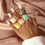 Vintage Resin Special-interest Design Acrylic Ring – Small Gift Ideas — 10