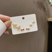 Women's Fashion Simple Silver Pin Earrings Set – Stylish Gifts — 5