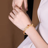 Women's Round Fashion Sapphire Bracelet – Stylish Gifts — 3